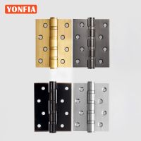 YONFIA 4 Inch Stainless Steel 304 Flat Door Hinge 4x3x3 MM Butt Silent Thick Heavy Duty Door Hinge For Wood Door Accessories