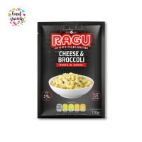 Ragu (Authentic Italian-American) Pasta &amp; Sauce : Cheese &amp; Broccoli flavor 110g. รากู พาสต้าและซอสสำเร็จรูป รสชาติชีสและบร็อคโคลี 110 กรัม