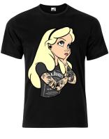 ALICE IN WONDERLAND GOTHIC เสื้อยืด TSHIRT TEE TATTOO JD เจ้าหญิงสาว