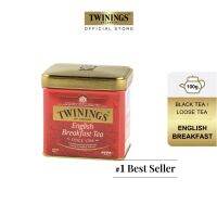 ทไวนิงส์ ชาสีอำพันสว่าง อิงลิช เบรกฟาสต์ ชนิดผง 100 กรัม Twinings English Breakfast Loose Tea 100 g