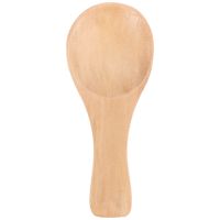 Short Handle 10 Packets of Small Wooden Spoon, Perfect for Small Jars of Jam, Spices, Condiments, Seasonings, Sugar, Honey, Coffee, Tea, Mustard, Ice Cream, Milk Powder