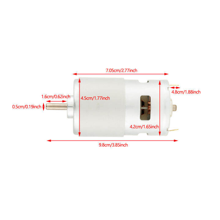 มอเตอร์ไร้แปรงถ่าน-dc-795-12v-16000rpm-บอลคู่ความเร็วสูง