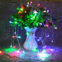 100200LED เปลี่ยนสีคริสต์มาส String Light พร้อมรีโมท USB Powered Christmas Tree Light สวนกลางแจ้ง Fairy Twinkle Light