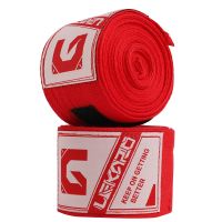 Lekaro 4 M Red Boxing Gloves Fighting Tactics Training Sanda Muay Thai Buffer Strap Boxing free sparring Fixed Cotton Bandage