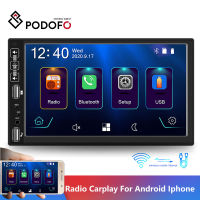 Podofo 2 Din Car Radio Stereo Multimedia Player 7" Autoradio 2din Carplay Mirrorlink For Volkswagen Nissan Hyundai Kia Toyota