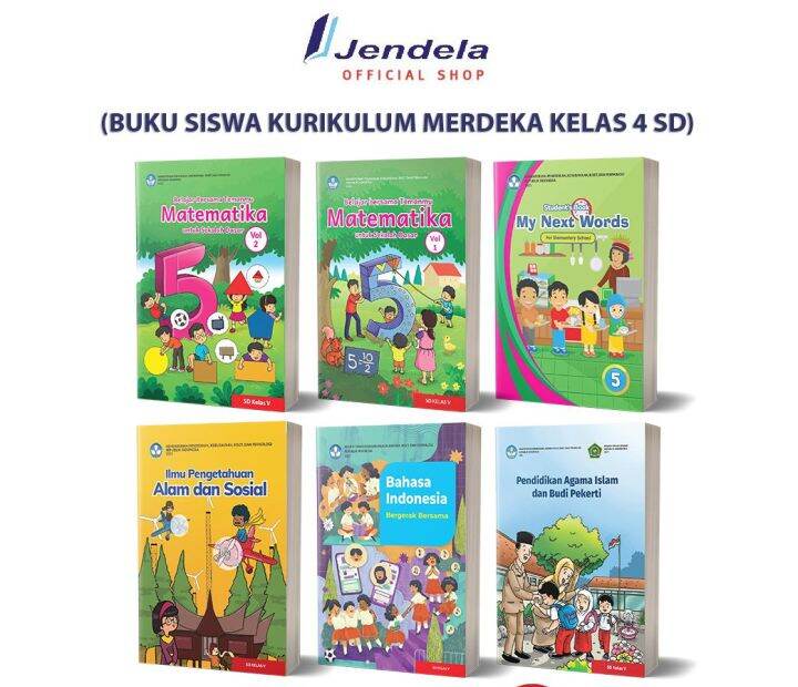 Buku Paket SD Kurikulum Merdeka Untuk Kelas 5 SD Buku BSE (Buku Siswa ...