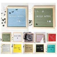 Beautiful  Felt Letter Board Symbols Numbers Characters Message Boards Changeable Panel for  Home office Restaurant Decoration Artificial Flowers  Pla