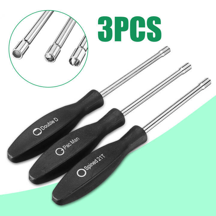 3pcs/set Professional Carburetor Splined Screwdriver Adjust Tool For