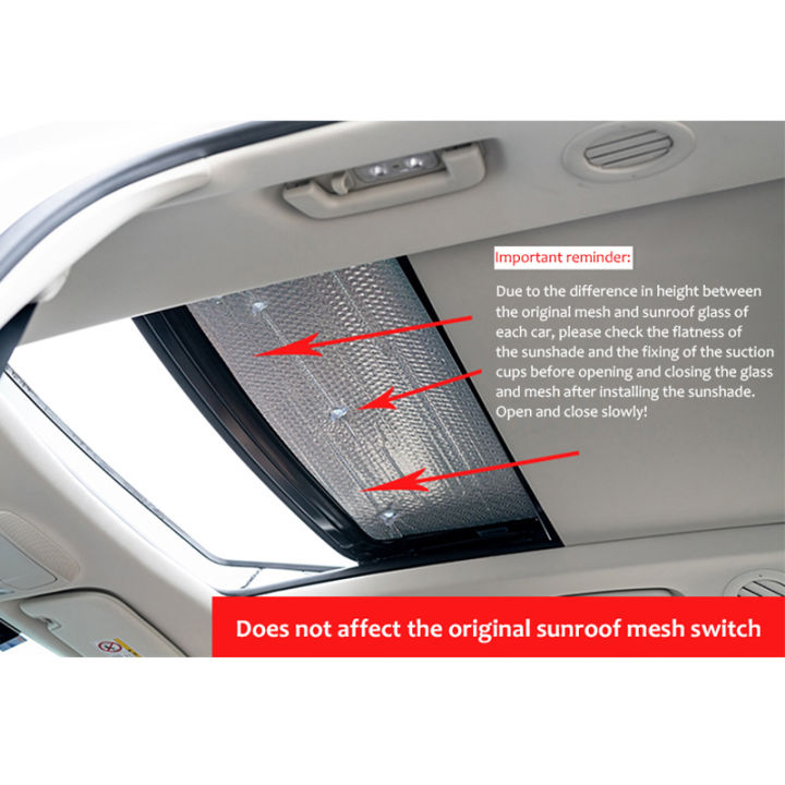 สำหรับ-kodiaq-2023-2018-2017รถซันรูฟม่านบังแดดกระจกหลังคาครีมกันแดดอุปกรณ์ฉนวนกันความร้อน