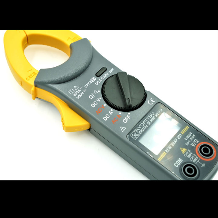 kyoritsu-รุ่น-kew-snap-203-kt203-ac-dc-ดิจิตอลแคลมป์มิเตอร์-มิเตอร์วัดไฟ-digital-clamp-meter