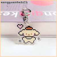 [ร้าน WYH]?Sanrio พวงกุญแจอะนิเมะเฮลโลคิตตี้,พวงกุญแจอะคริลิคการ์ตูนน่ารักลายการ์ตูน Cinnamonroll กระเป๋าเป้สะพายหลังสร้างสรรค์ Hiasan Mobil แขวน