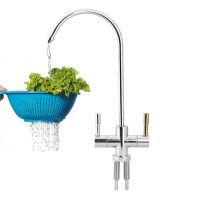 【YP】 1/4  39;  39; Holes Basin Faucet Drinking Filter for Neck Hot Cold Mixer Purifier