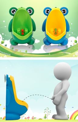 Children Baby Boy Bathroom Frog Urinal Kids Frog Potty Toilet Urinal Pee Trainer Wall-Mounted Toilet Pee Trainer