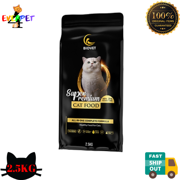 BIOVET Super Premium 2.5KG Dry Cat Food | Lazada