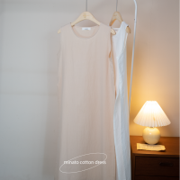 Avocado เดรส เดรสแขนกุด เดรสเกาหลี รุ่น avo minato cotton dress (avocado.simplewear)