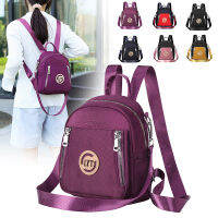 Spot parcel post Womens Oxford Cloth Backpack 2021 New Trendy Womens All-Match Mini Schoolbag Multi-Layer Nylon Cloth