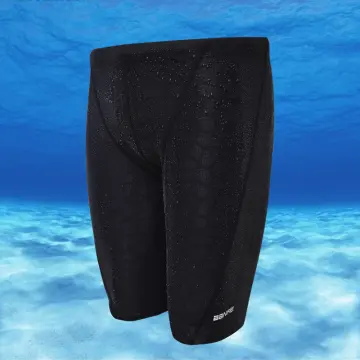 Men Swim Jammers Swimming Trunks Plus Size Swim Shorts Tight Quick Dry  Swimwear