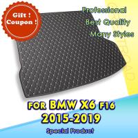 Alas Bagasi Mobil สำหรับ BMW X6 F16 2015 2016 2017 2018 2019ไลเนอร์กระบะพรมอุปกรณ์ตกแต่งภายใน