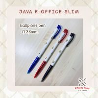 Java E-office Slim Ballpoint pen 0.38mm. -- จาวา รุ่น อี-ออฟฟิศ สลิม ปากกาลูกลื่นหัวเล็ก ขนาด 0.38 มม. มี 3 สี