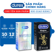 Mua 1 tặng 1 Bao cao su Durex Invisible Extra Thin cực siêu mỏng + Durex