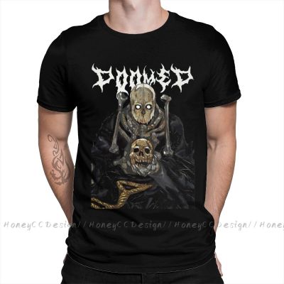 High Quality Men Dorohedoro Black T-Shirt Doomed Classic Pure Cotton Shirt Tees Harajuku Tshirt