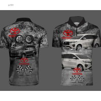 Polo Summer shirt, Sublimation Full Print, Spandex Materials, Toyota 002（Contactthe seller, free customization）high-quality