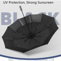 Super Large Size Foldable Strong Windproof Travel Umbrella Family 130cm 3 Fold Rain Storm Umbrella for Men