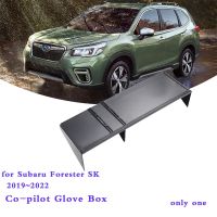 สำหรับ Subaru Forester SK 2019 ~ 2022 2021รถนำร่องร่วมเหมาะสำหรับอุปกรณ์จัดเก็บกล่องถุงมือภายในที่เท้าแขนในรถของตกแต่งพาร์ติชันคัดแยก