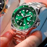 【July hot】 genuine green water ghost automatic movement watch mens business fashion luminous calendar waterproof non-mechanical