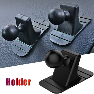 Portable Car Phone Holder 17mm Ball Head Base Auto Air Vent Stand Dashboard Mount Suction Base Anti-skid Bracket Car Accessories Car Mounts