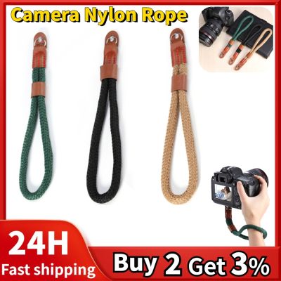 ✈ Hand Nylon Rope Camera Wrist Strap Wrist Band Lanyard for Leica Digital SLR Camera Lanyard Wrist Strap Camera Accessories