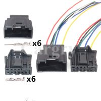 【LZ】☏✾♧  1 Set 6P 1-969490-4 6Q0972716 6Q0972706 Auto Sunroof Reading Light Rearview Mirror Switch Wire Socket