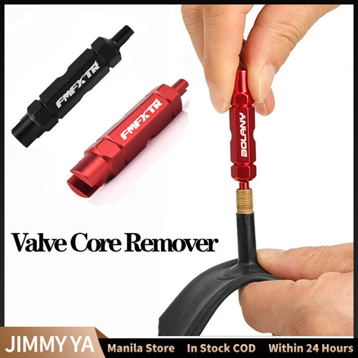 Bicycle Valve Core Remover Bike Tire Nozzle Wrench Black DoubleHead