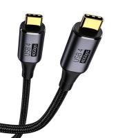 ธันเดอร์โบลท์3สาย USB ยูเอสบีสายเคเบิลข้อมูลสายดาต้า USB รองรับ HD 8K60HZ พร้อม USB ชาร์จหน้าจอแยก100วัตต์สาย C ถึง USB C