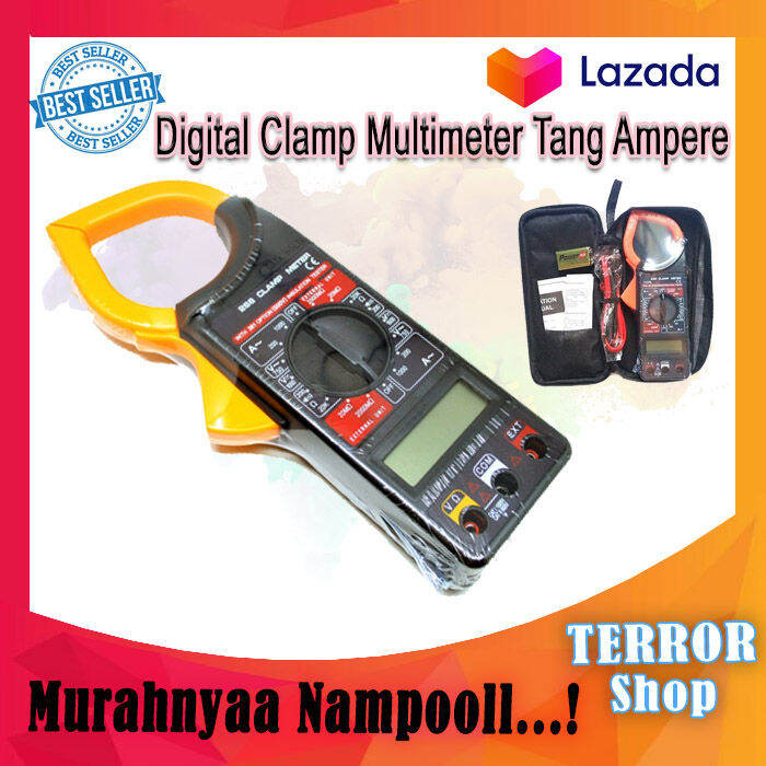 BISA COD - Digital Clamp Multimeter Tang Ampere / Digital Clamp Meter ...