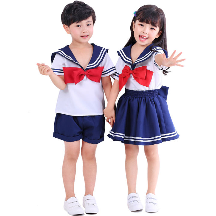 Cute cartoon girl in school sailor uniform  Stock Illustration 48420239   PIXTA
