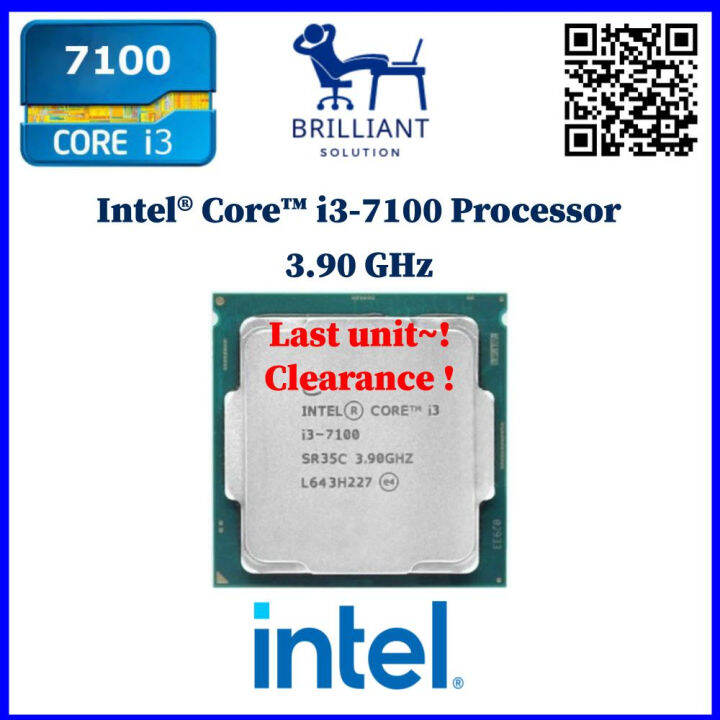 Intel® Core™ i3-7100 Processor (3.90 GHz) | Lazada