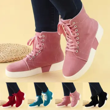 women's high sneaker boots