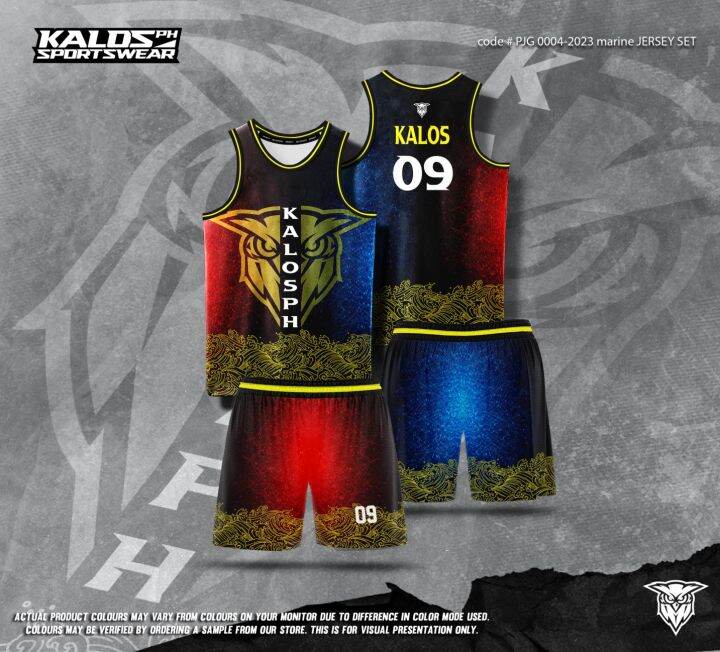 KALOSph BASKETBALL JERSEY SET CODE # PJG 0004-2023 MARINE JERSEY SET ...