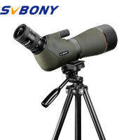 Svbony SV46 20-60x80 Spotting Scope Professional Bak-4 FMC IPX7 Waterproof Dual Focus Mechanism Spotting Scope with Aluminum Tripod for Bird Watching