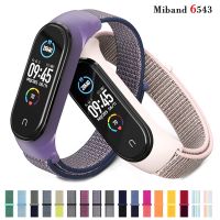 Strap for Xiaomi Mi Band 6 Strap Nylon Loop Belt Correa Miband 5 6 Wristband Smartwatch Accessories Bracelet For Mi Band 3 4 5 6 Straps