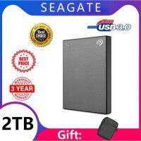 Seagate 1TB Back Up Plus ฮาร์ดดิสก์ไดรฟ์ภายนอกแบบพกพาที่บางเฉียบสำหรับ Window PC &amp; Mac