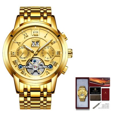 ⌚WISHDOIT Swiss Watch ผู้ชายนาฬิกาข้อมือบุรุษนาฬิกาข้อมือกลวงหน้าปัดขนาดใหญ่กันน้ำเรืองแสง2023แฟชั่นของผู้ชายใหม่ดูหรูหรา