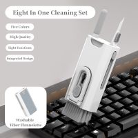 8 IN 1 Computer Keyboard Cleaning Brush Kit Electronics Cleaner Kit Earphone Pen Headset Cleaning Tools For Airpod Pro 3 2 1 Adhesives Tape