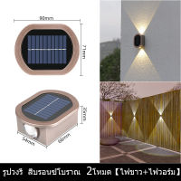 ไฟเหลือง Solar light  ไฟติดผนังโซล่าเซลล์ ติดรั้วบ้าน เพิ่มความสวยงาม แต่งสวน ติดผนัง ตกแต่งกลางแจ้ง ไฟตกแต่ง โซล่าเซลล์ ไฟปักสนาม ไฟสวน ไฟแต่งสวน