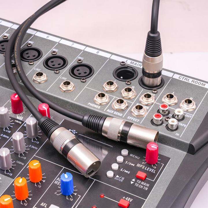 3-pin-xlr-ตัวเมียเป็นแบบคู่สายเคเบิลตัวผู้-xlr-50ซม-3-pin-สายเคเบิล-xlr-ลดเสียงรบกวนสำหรับลำโพงไมโครโฟนขยายเสียง