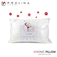 Frolina Anionic Pillow หมอนฟอกอากาศ หมอนหนุน เพื่อสุขภาพ ป้องกันโรคภูมิแพ้ ต่อต้านฝุ่น ไร้กลิ่นอับ ขนาด19x29 นิ้ว