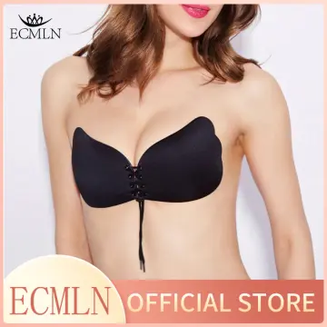 Lady Bra Self Adhesive Strapless Stick Gel Silicone Push Up Invisible  Underwear