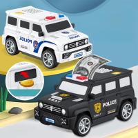 SWAT กระปุกออมสินโมเดลรถยนต์รหัสผ่านโดยใช้ลายนิ้วมือ Atm เหรียญเงินสดสามารถม้วนคัมภีร์อัตโนมัติ Box Penyimpan Uang ของเล่นเด็ก