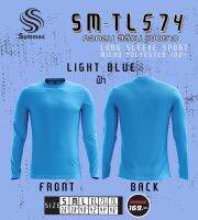 เสื้อคอกลม แขนยาว Summax SM-TL574 สีฟ้า